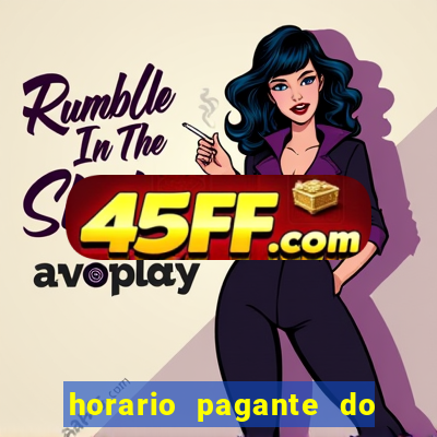 horario pagante do coelho fortune